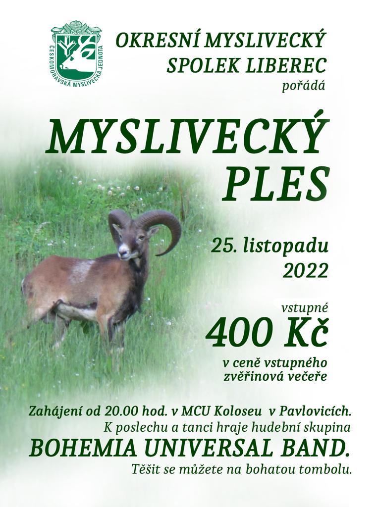 Myslivecký ples 2022